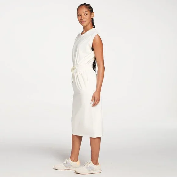 NWT CALIA Women's Extended Shoulder Midi Dress - Picture 4 of 4